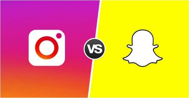 snapchat-vs- instagram