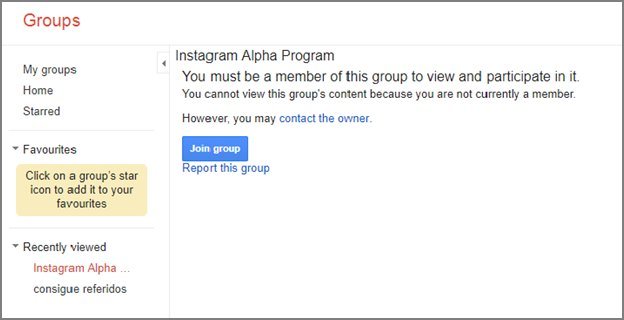 instagram-alpha-program-google