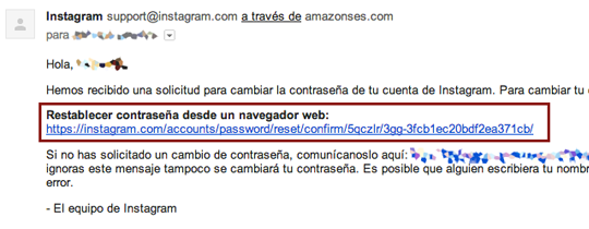 Change Instagram password
